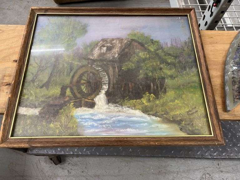 Hand painted Wall picture, eagle clock, eagle sign