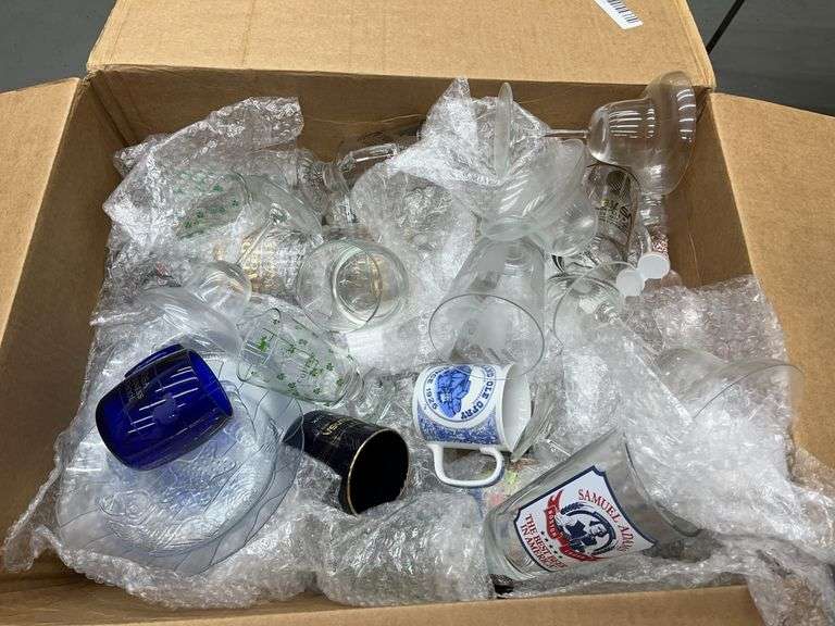 Collectibles plates cups glasses