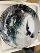 Collectible hanging eagles plates