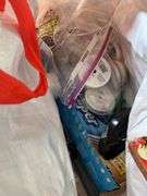 Fabric and ribbon
