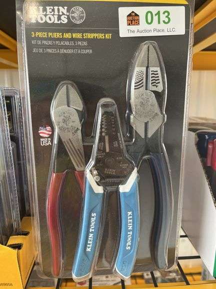 3-piece pliers and wire strippers set