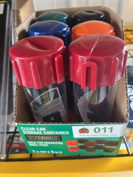 Clear can storage containers