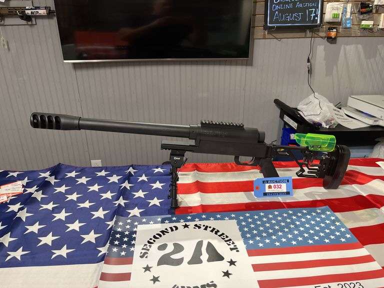 Noreen URL Mini 50 BMG w/case upgraded stock