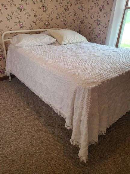 Iron Bed Frame & Mattress