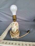 Vintage Electric Lamp & Assort. of Shades