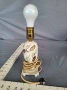 Vintage Electric Lamp & Assort. of Shades