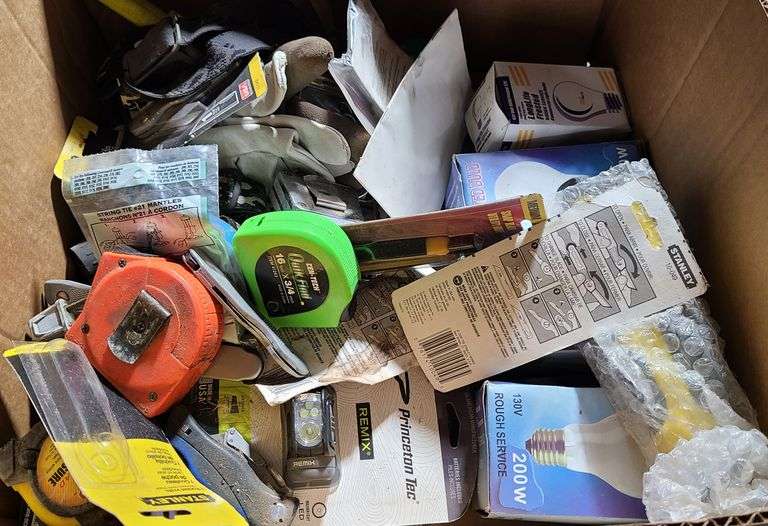 Light bulbs, flashlights, knives & household helpers