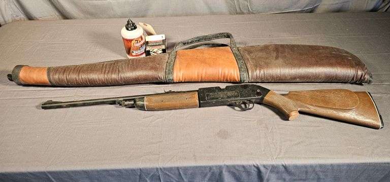66 Powermaster, by Crosman, with BBs.