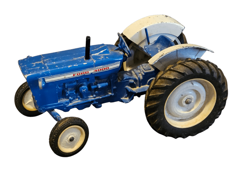 Vintage Metal Ford 4000 Toy Tractor