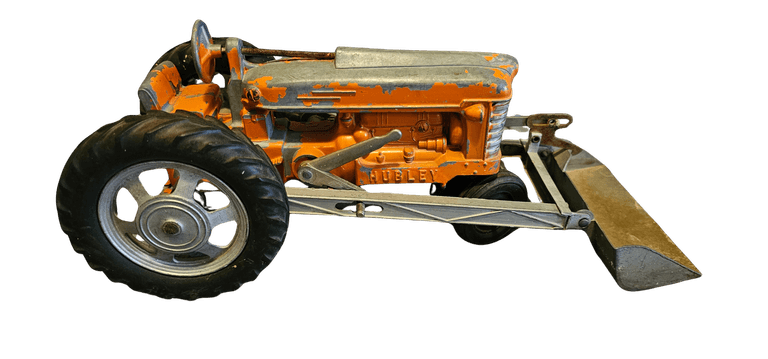 Hubley Diecast Tractor w/ Front Scoop Loader