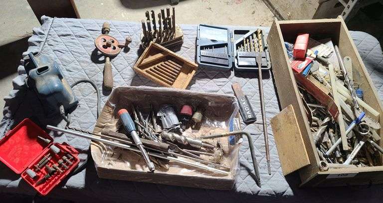 Drill Doctor bit sharpener, drill bits & other tools