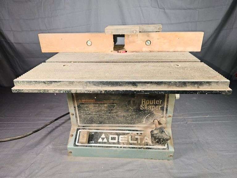 Delta Rockwell Table Router Delta router table, works. - T&S Auction Service