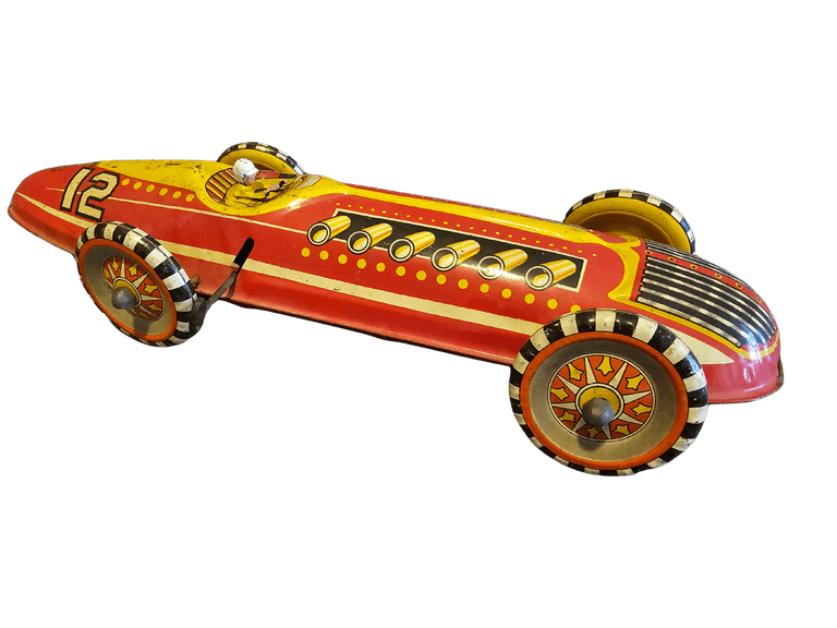 Vintage Marx & Co Windup Race Car