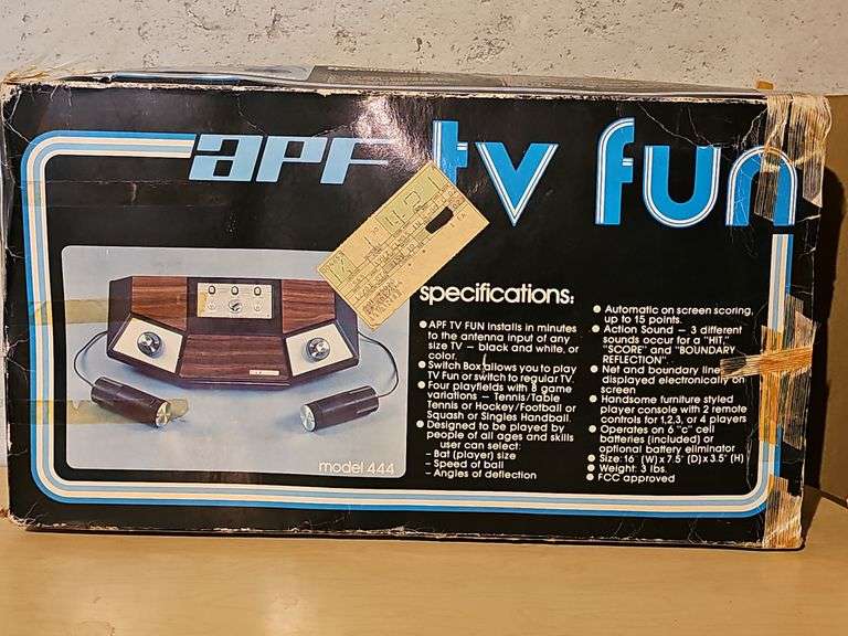 1976 APF TV Fun Model 444 - T&S Auction Service