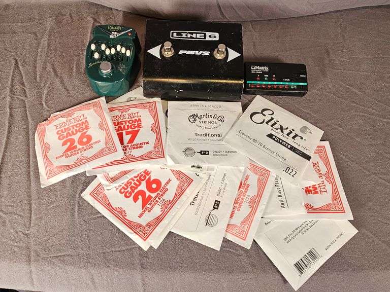 Guitar Pedals and Strings