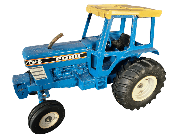 Vintage ERTL Ford TW-5 Blue Toy Tractor