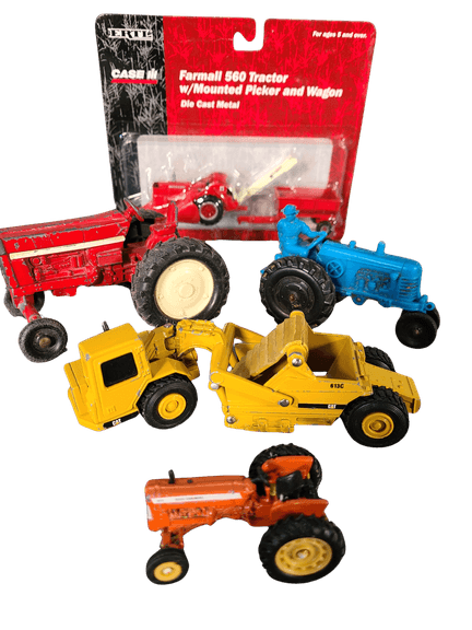 Assortment of Miniature Farm Tractors