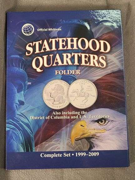 State Quarter book (51 out of 56 filled)
