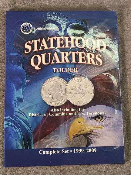 State Quarter book (50 out of 56 filled)