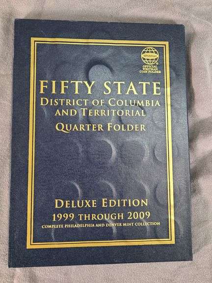 State Quarter book (107 out of 112 filled)