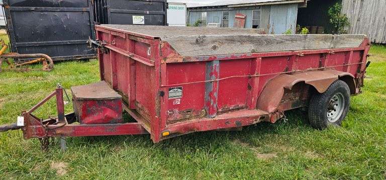 2002 Moritz International DLB68-12 dump trailer