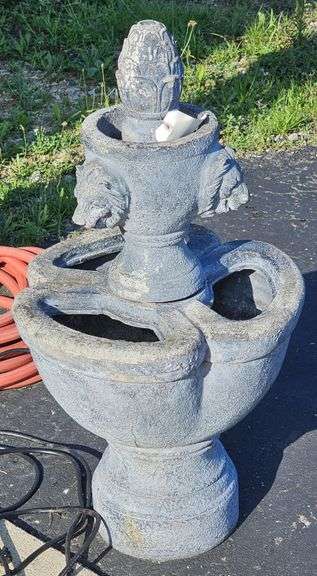 33" yard fountain
