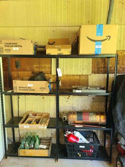 2 Metal Shelves