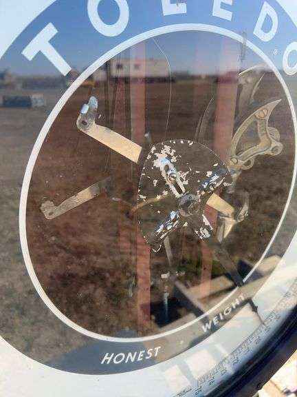 Toledo scale - was in perfect condition but on trip to yard highway was rough and it fell apart insi