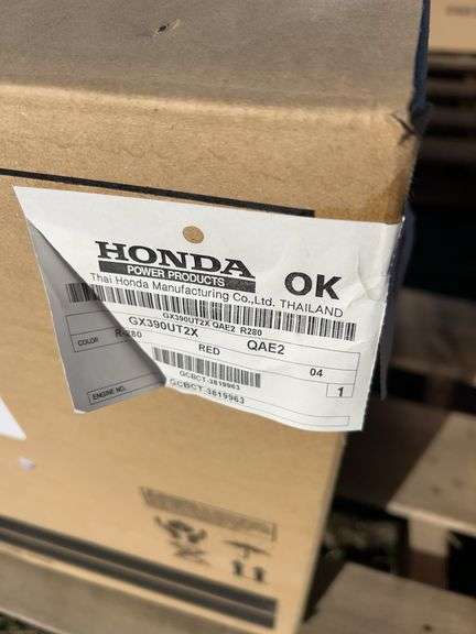 UNUSED Honda GX390 13hp motor - electric start