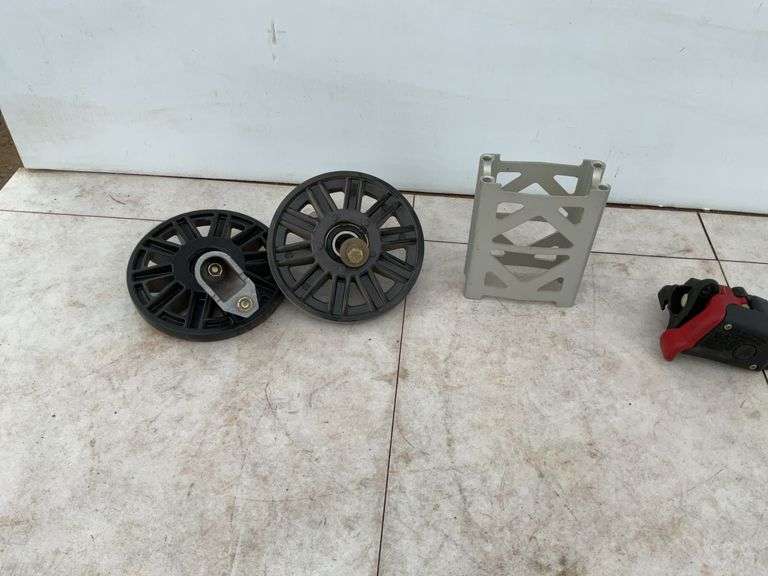 Pair universal bogey wheels, steering riser, reed valves for a Polaris snowmobile