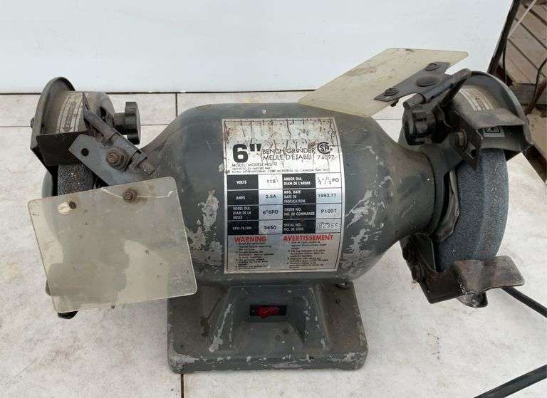 6" working bench grinder