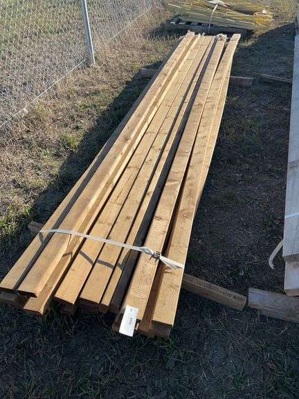 LUMBER: 24 of 2x4x12 treated decking