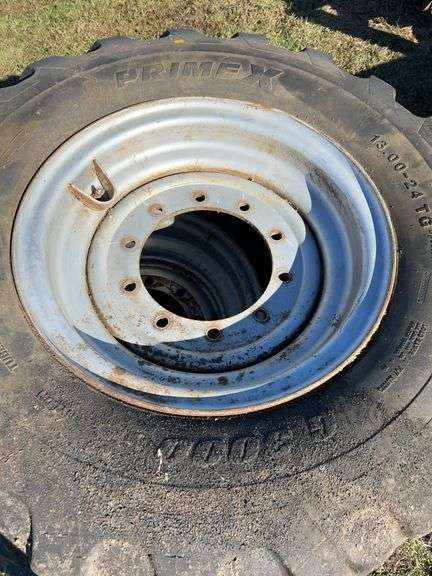 3 tires/rims 13.00-24TG Styrofoam Filled