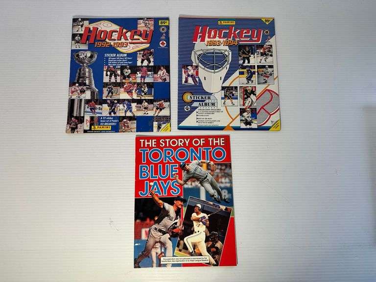 Hockey Sticker Books & The Story of the Toronto Blue Jays