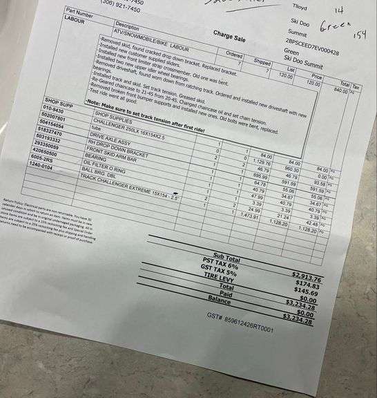 2014 Ski-Doo Summit SP E-TEC 800