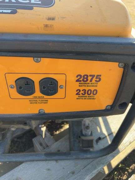 ProForce 2300w generator- runs