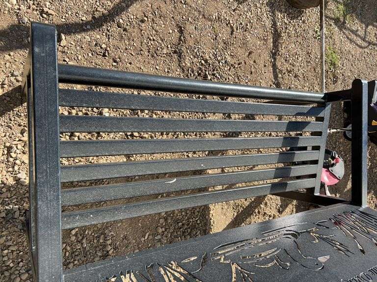 55” Heavy Duty Park bench “Tisdale Ducks Unlimited 25 Years”