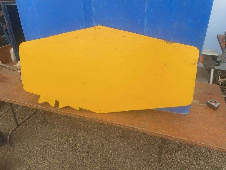 48“ x 24“ Pool  livestock division wooden sign one side only