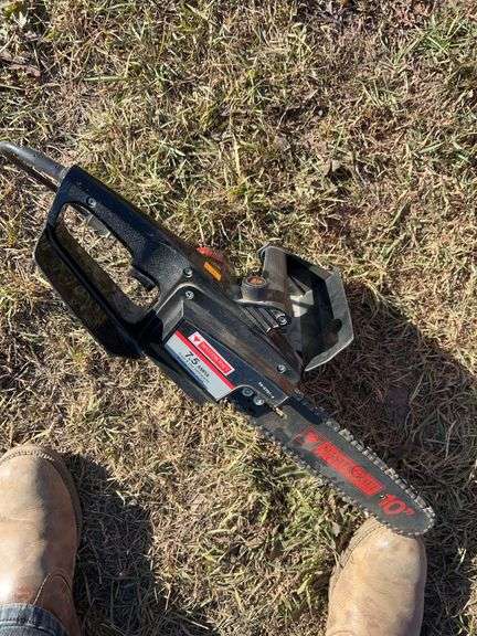 Air compressor & electric chainsaw - condition unknown