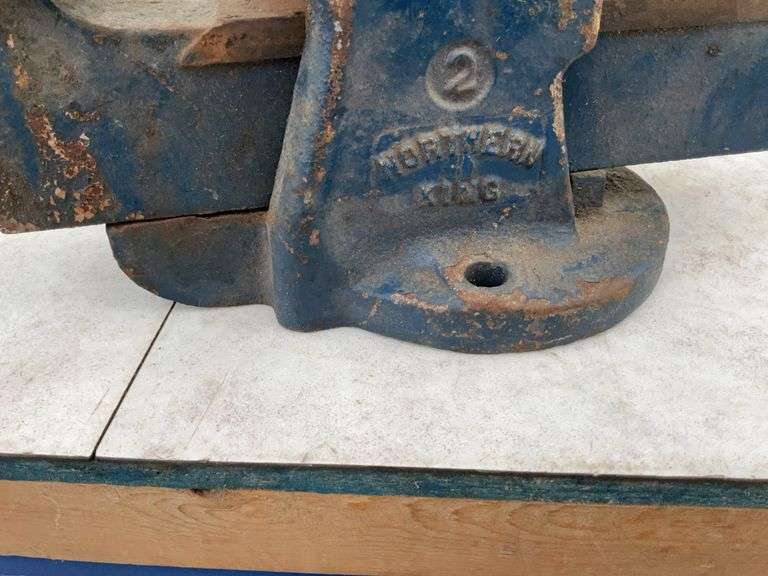 3" Canadian made vice, grease gun