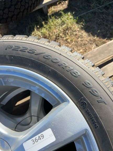 4 TOUREN winter tires/rims will fit 2021-25 Grand Caravan & 2012-20 Dodge Journey P225/60R18