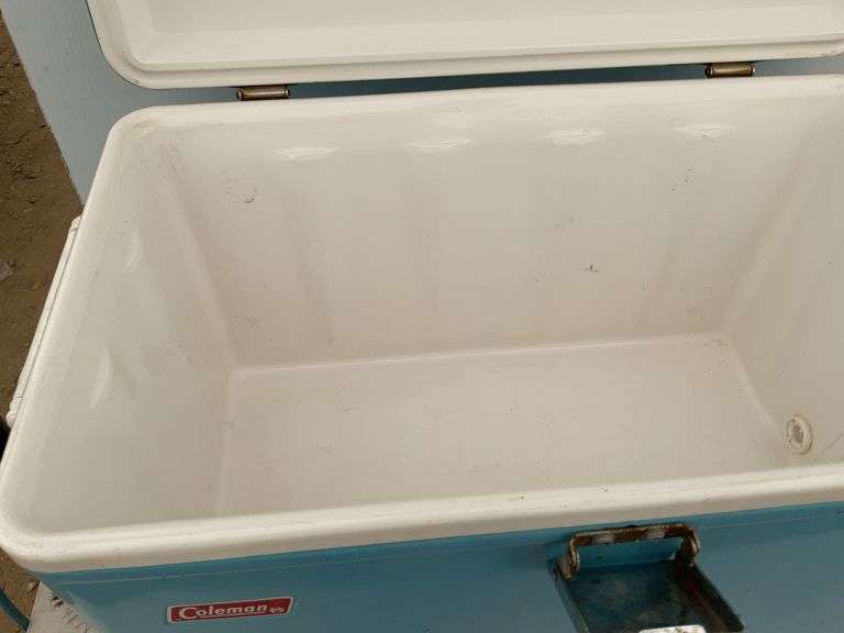 Coleman cooler, campfire toaster