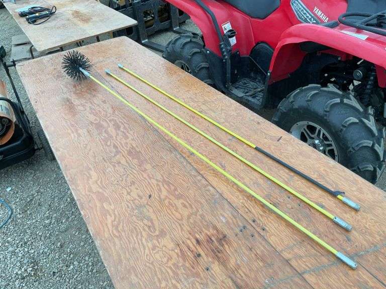 5" chimney brush with extensions