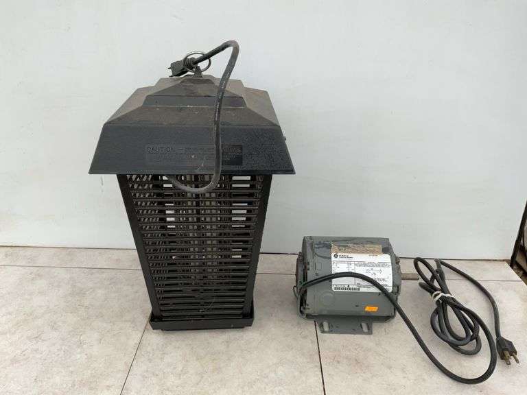 Working bug zapper, working 1/4 hp electric motor