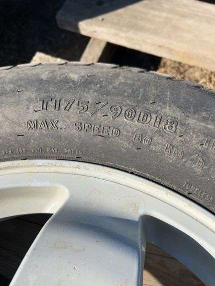 Goodyear tire/rim T175/90D18