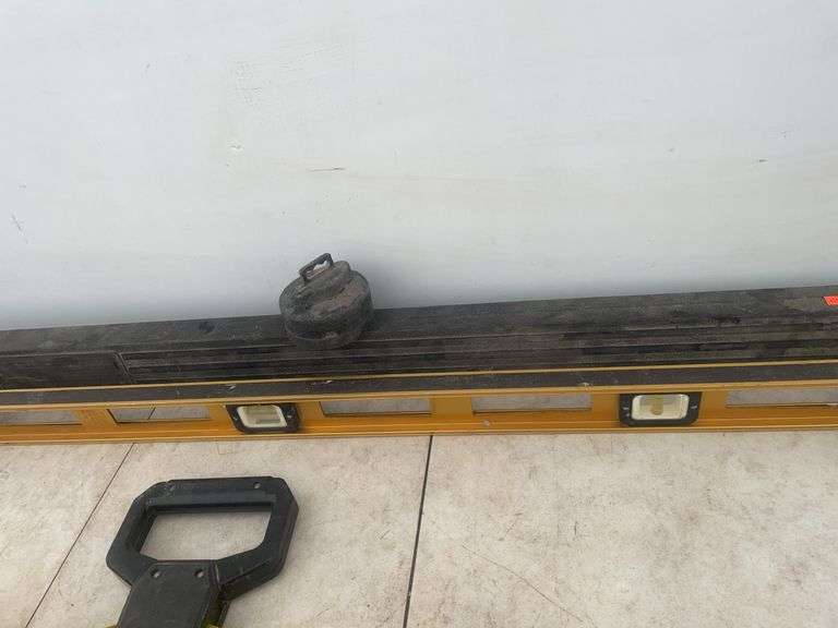 Pair of 4'levels - one comes in case, 330 foot measuring tape