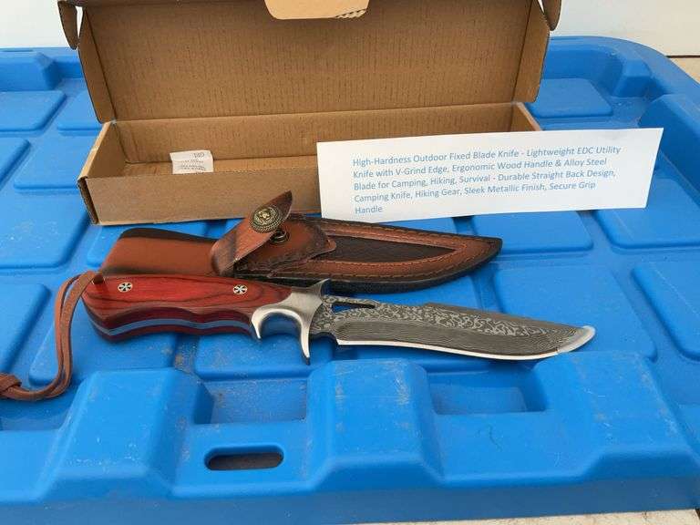 High hardness outdoor fixed blade knife, blade approximately 5"