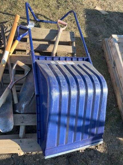 Pallet of yard tools