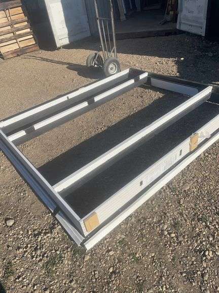 Unused door frame fits in a 67 1/2 x 81 1/2 opening comes with framed for a 36 inch door