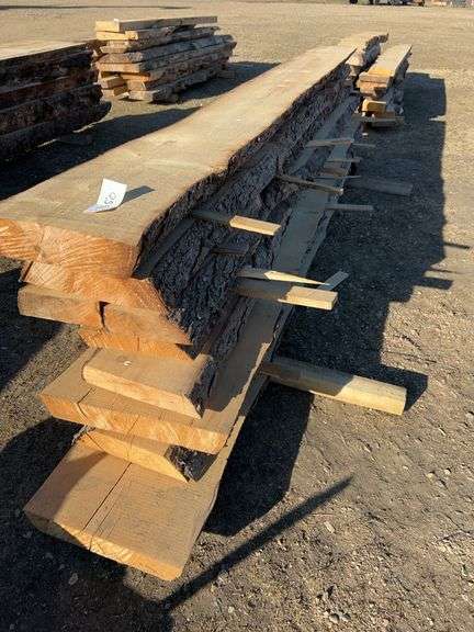 Live Edge planks mostly pine - average length 9ft